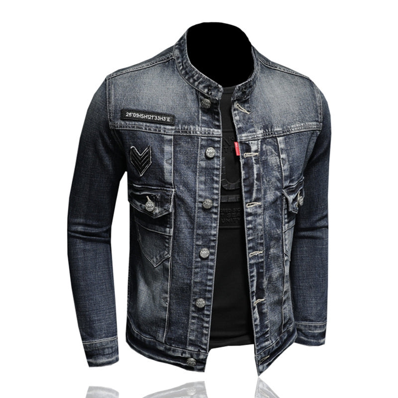 New DSQ2-2025-15 Men's Fashion Denim Jacket For Warmth