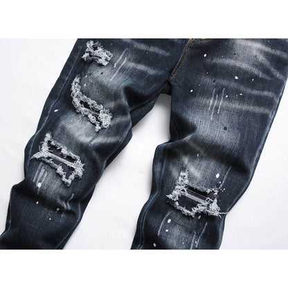 New DSQ2-2025-01 Fashion Mip-Mop Men's Jeans Trousers