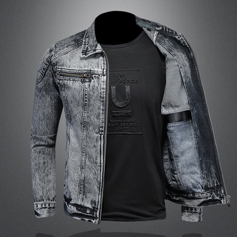 New DSQ2-2025-12 Men's Fashion Denim Jacket For Warmth