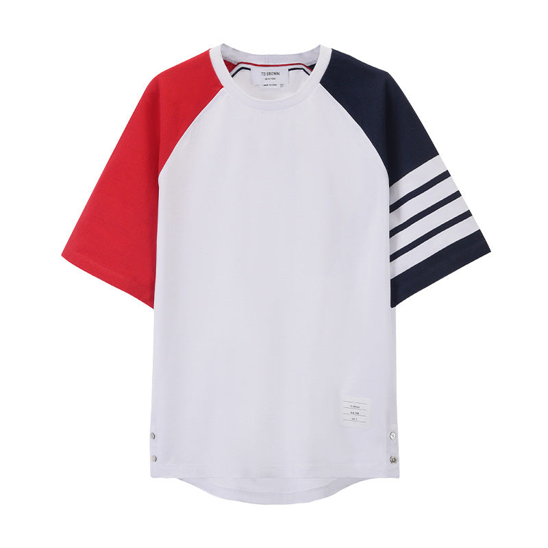 1229-4 Men's Colorblock T-shirt