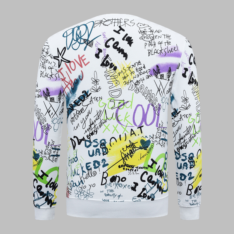 DSQ2 Fashion Men's Casual Sweatshirt