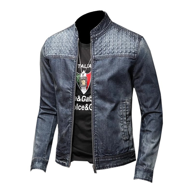 New DSQ2-2025-14 Men's Fashion Denim Jacket For Warmth