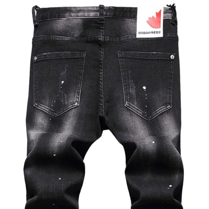 New DSQ2-2025-14 Fashion Mip-Mop Men's Jeans Trousers