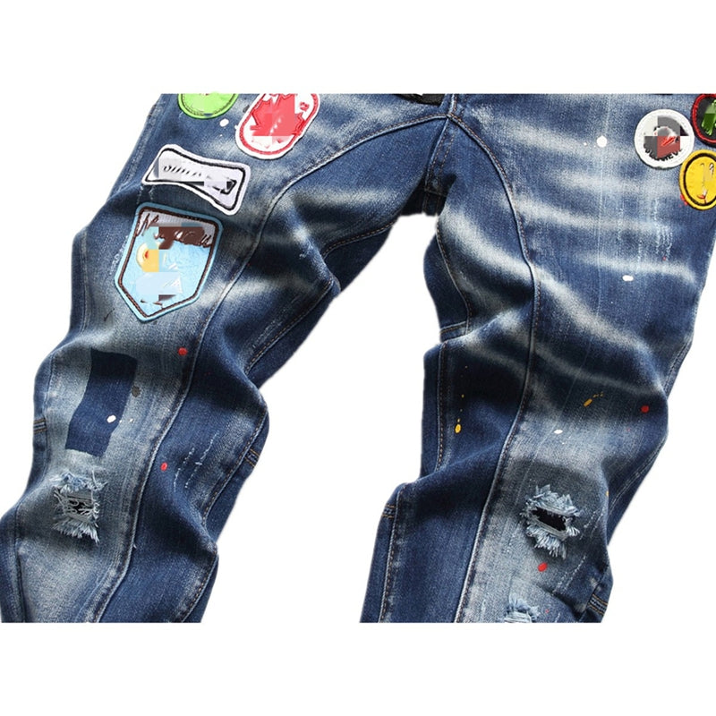 Nouveau pantalon en jean pour homme DSQ2-2025-38 Fashion Mip-Mop