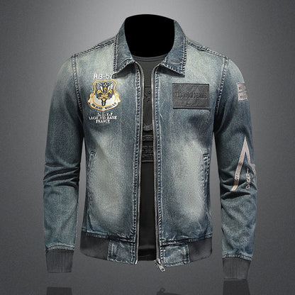 New DSQ2-2025-17 Men's Fashion Denim Jacket For Warmth