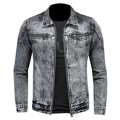 New DSQ2-2025-12 Men's Fashion Denim Jacket For Warmth