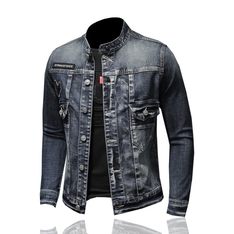 New DSQ2-2025-15 Men's Fashion Denim Jacket For Warmth