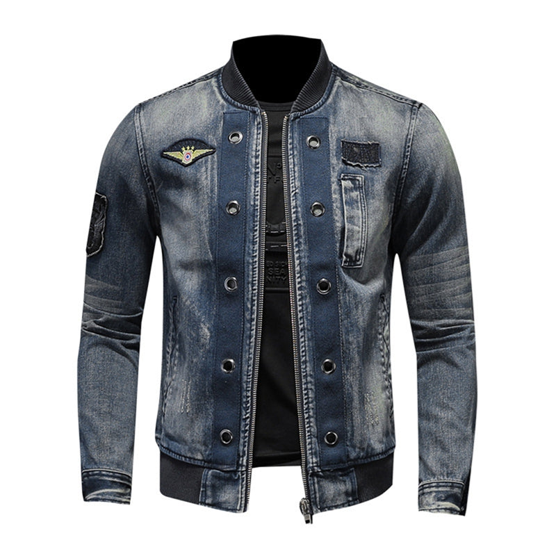 New DSQ2-2025-20 Men's Fashion Denim Jacket For Warmth