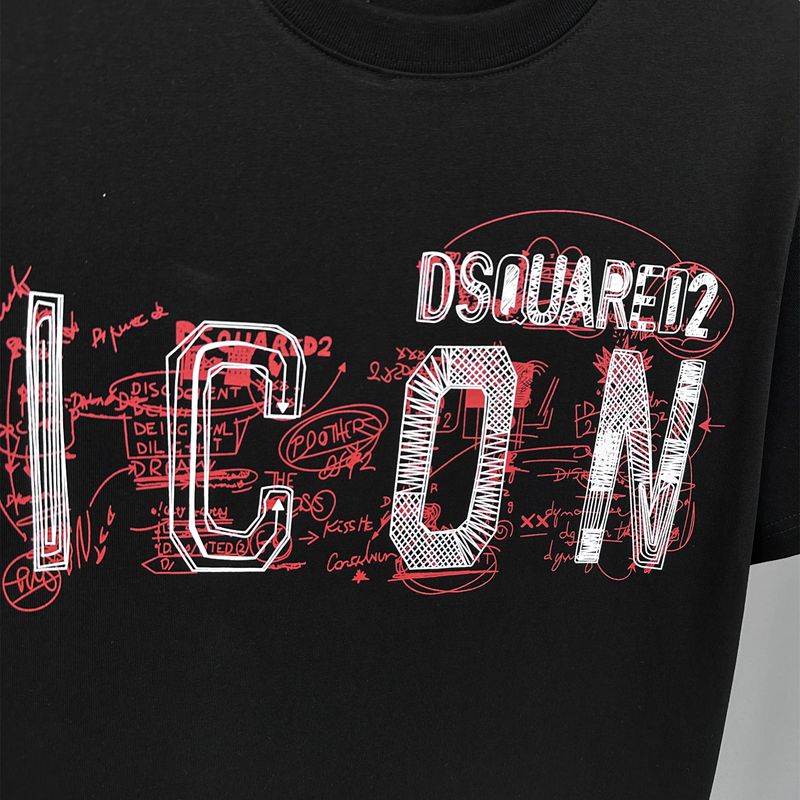 DSQ2 Fashion  Men's  Short Sleeve T-Shirt
