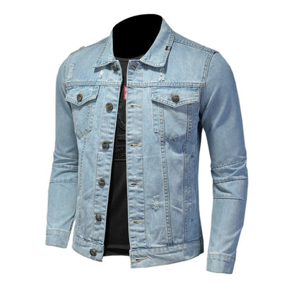 New DSQ2-2025-19 Men's Fashion Denim Jacket For Warmth