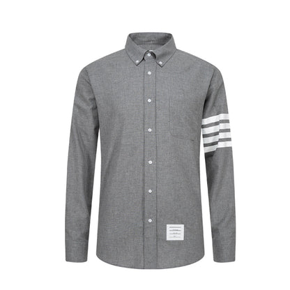 `1230-8 Men's 4 Bars Oxford shirt