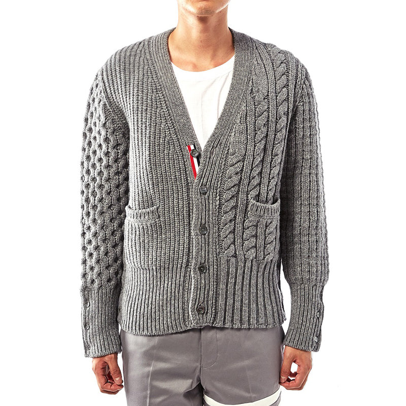 1229-34 Men's Thickened Cardigan