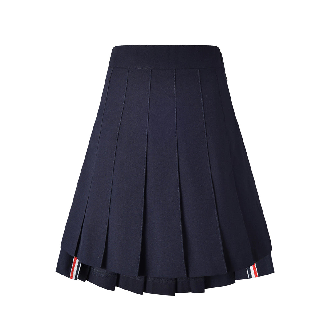 1227-1 Women's fashionable pleated skirt