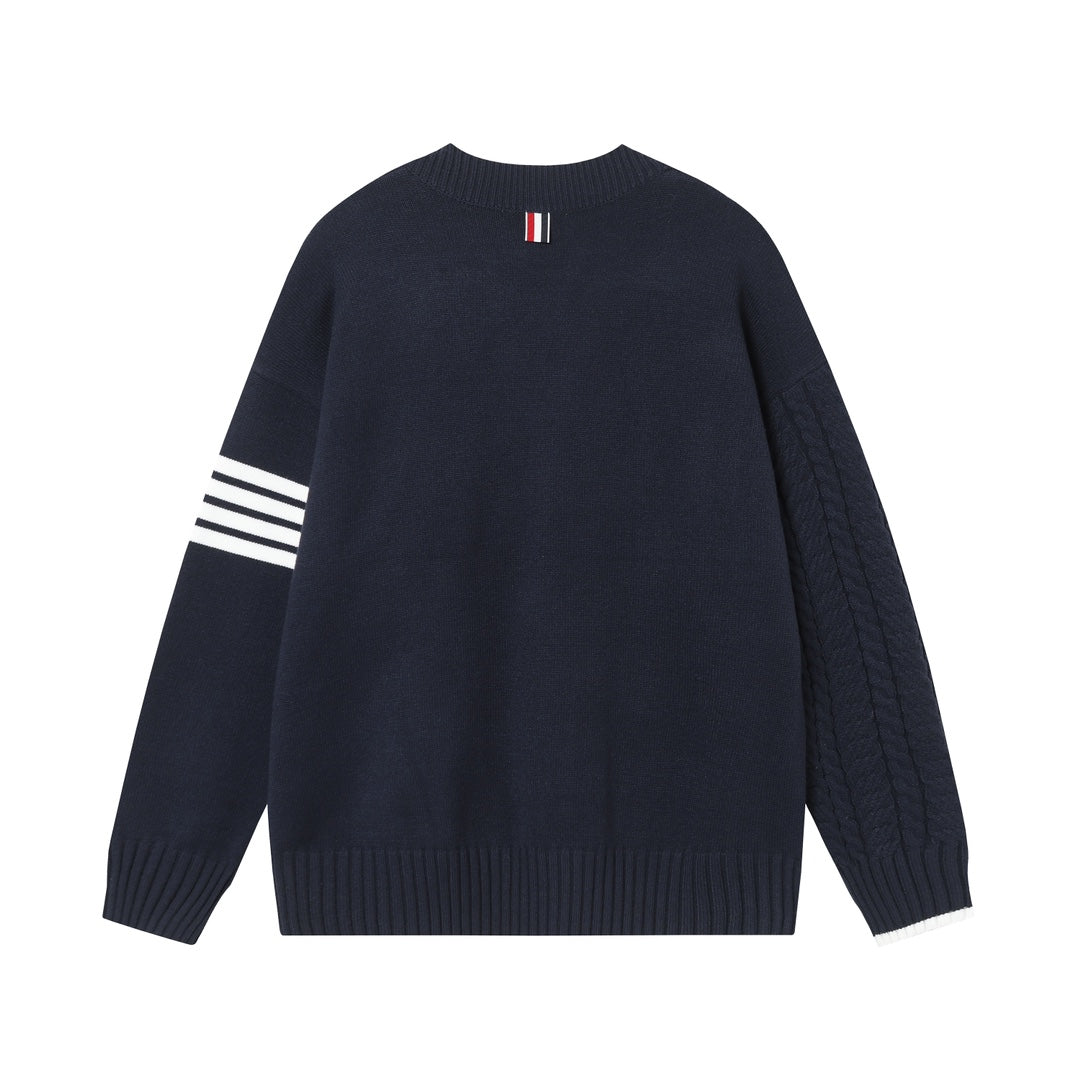 `1230-9 Men's Oversized Sweater Jacket